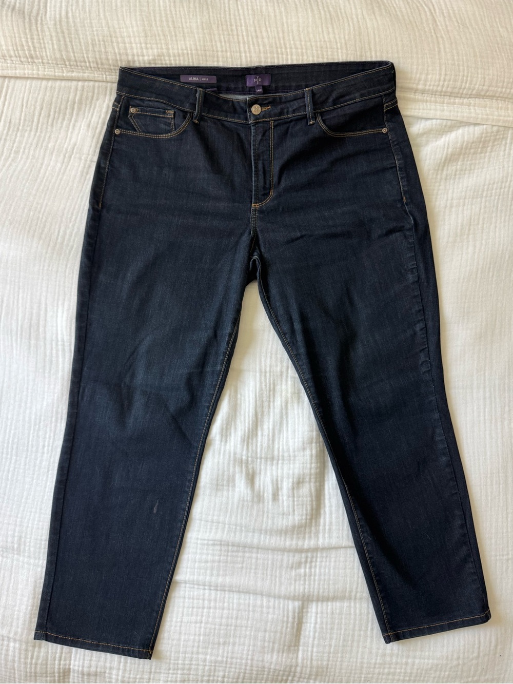 NYDJ Dark Indigo Ankle Jeans